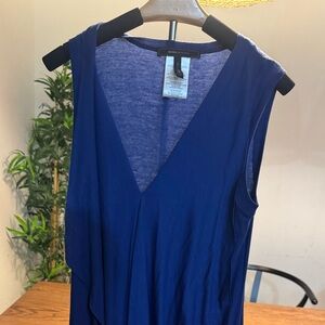 BCBGMaxAzria Royal Blue V-Neck Dress